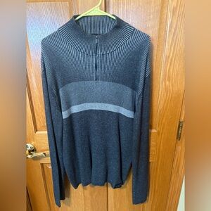 Calvin Klein Jeans Dark Gray Zip-Up Sweater